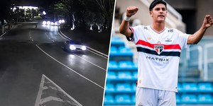 Veja o momento em que jogador do SPFC atropela e mata idoso