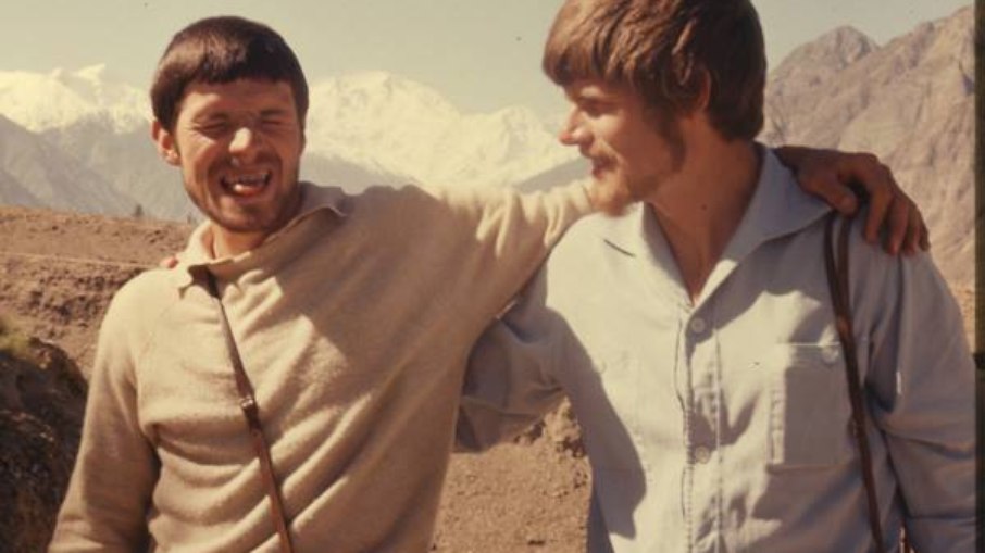 Gunther, esquerda e Reinhold na direita. Os irmãos Messner no Paquistão em 1970