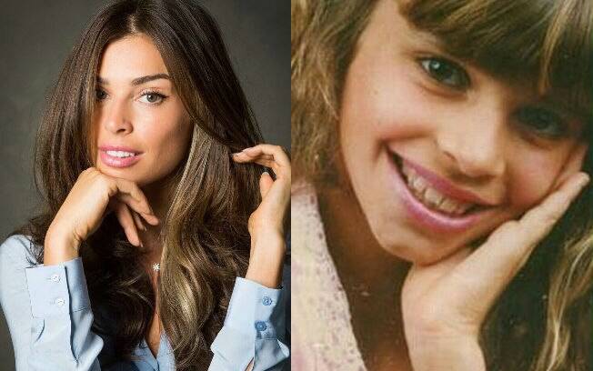 Antes e depois das celebridades: Grazi Massafera quando era criança