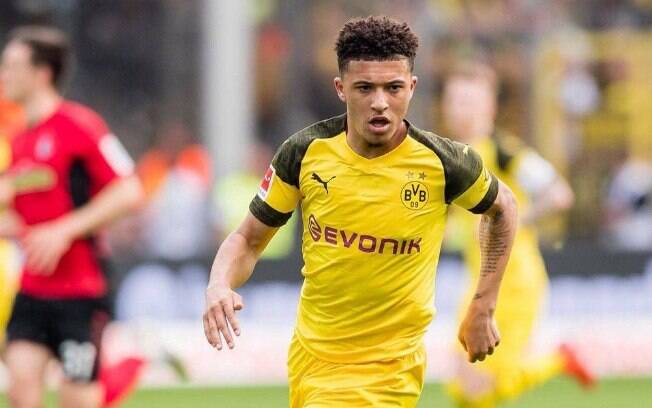 Jadon Sancho foi considerado o jogador sub-20 mais valioso do mundo, superando Vinícius Jr e outras promessas. Jadon Sancho foi considerado o jogador sub-20 mais valioso do mundo, superando Vinícius Jr e outras promessas.