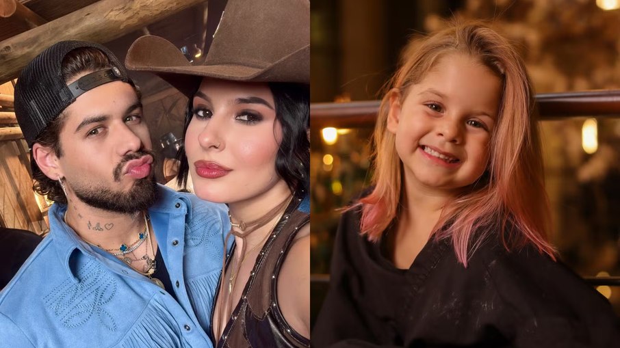 Zé Felipe, Ana Castela e Maria Flor Zé Felipe, Ana Castela e Maria Flor