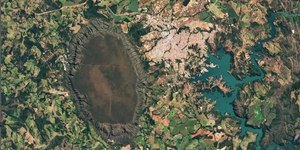 Nasa "descobre" Serra de Caldas Novas em post nas redes sociais