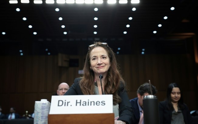 Avril Haines, directora nacional de inteligencia, en el Congreso de EEUU, el 2 de mayo de 2024