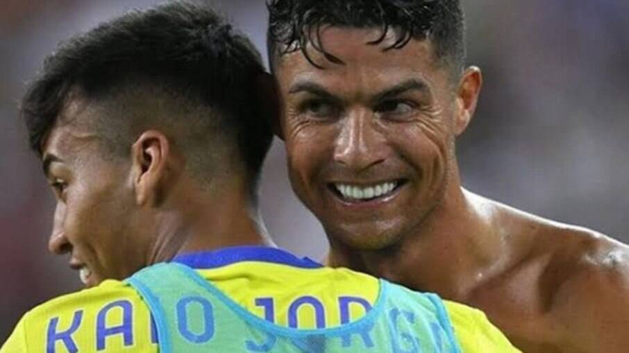 Cristiano Ronaldo and Kaio Jorge shared the Juventus dressing room for a short time