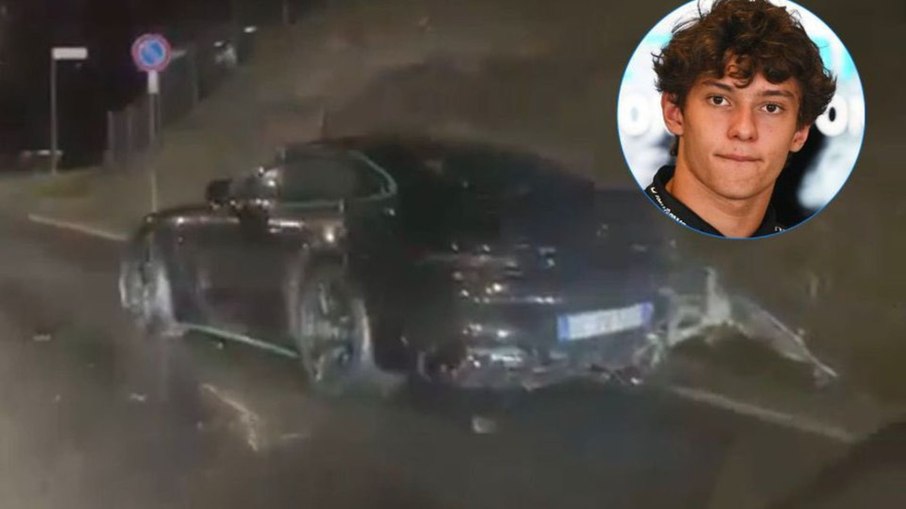Carro de Antonelli ficou danificado depois da batida