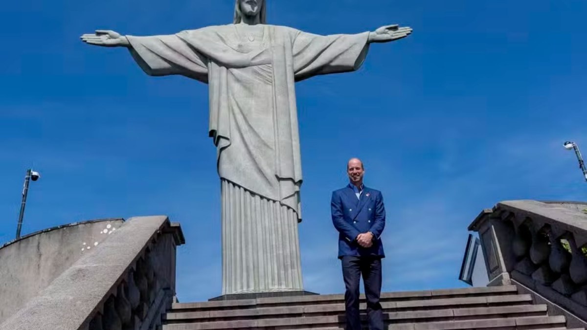 Príncipe William no Cristo Redentor Príncipe William no Cristo Redentor