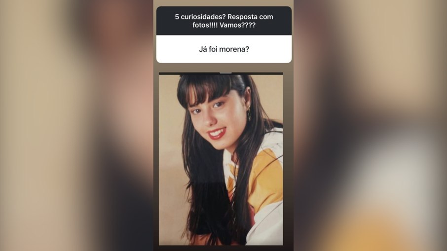 Poliana surpreende ao mostrar visual antigo Poliana surpreende ao mostrar visual antigo