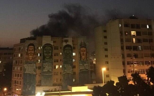 Incêndio atingiu o Hospital Badim, no bairro da Tijuca, zona norte do Rio de Janeiro