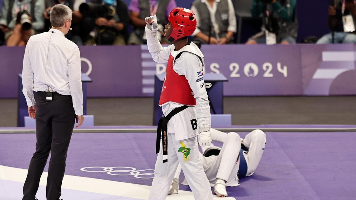 Henrique Fernandes é eliminado no taekwondo em Paris