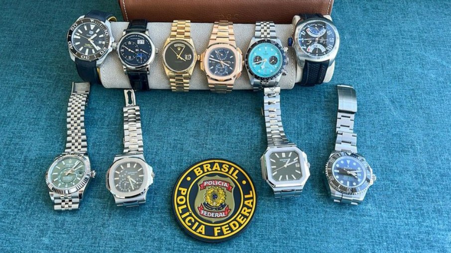 Relógios apreendidos