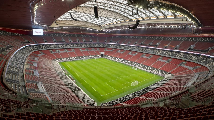 O Estádio Al Bayt, no Catar, será palco da abertura oficial da Copa do Mundo.