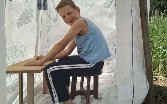 Murilo Lopanski, de 10 anos, mora na área rural de Mallet