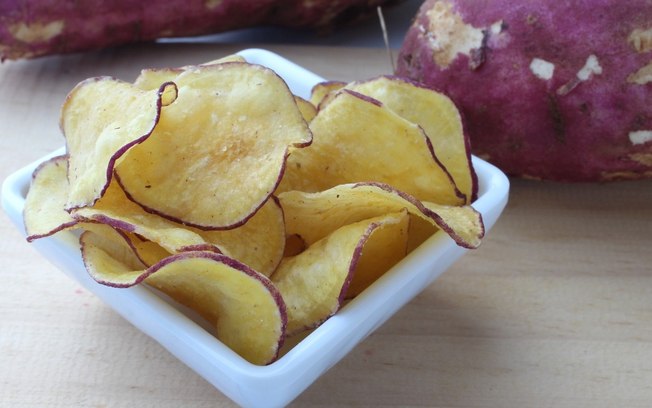 Como fazer chips de batata-doce na airfryer