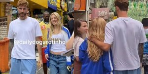 Karoline Lima e Léo Pereira surgem juntinhos e agitam a web