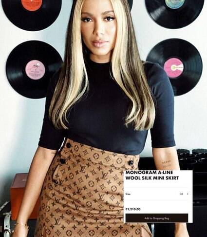 Anitta aparece com saia da marca Louis Vuitton que custa R$ 8 mil