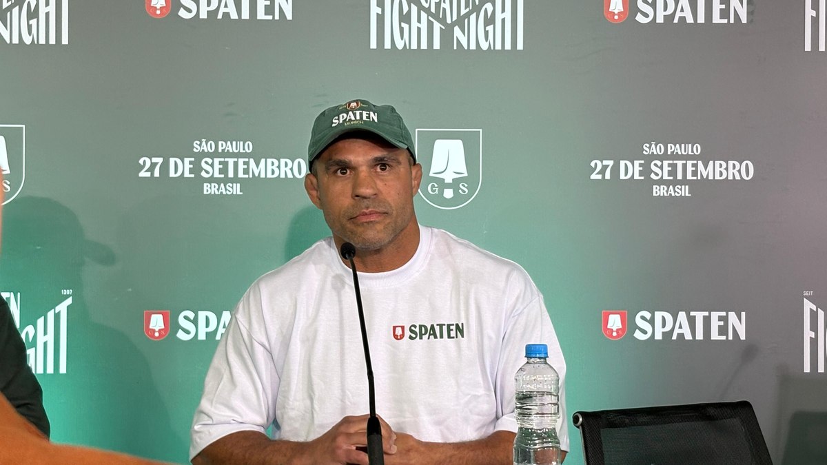 Belfort surpreende e diz que vai torcer para desafeto Belfort surpreende e diz que vai torcer para desafeto