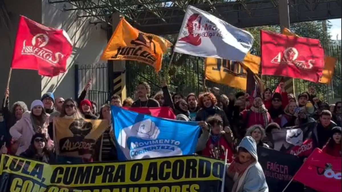 Protesto fecha acesso a campus da UFRGS nesta quarta-feira (20)