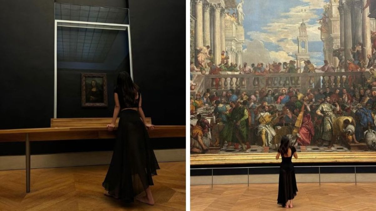 Kendall Jenner no Louvre