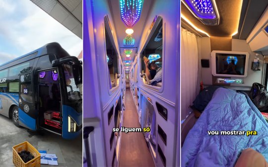 Turista viraliza ao mostrar ônibus no Vietnã: "Espaçonave"