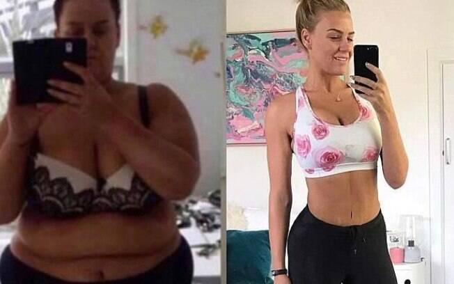 No começo, nem a própria Simone Anderson, aos 169 quilos, acreditava que conseguiria perder tanto peso com exercícios 