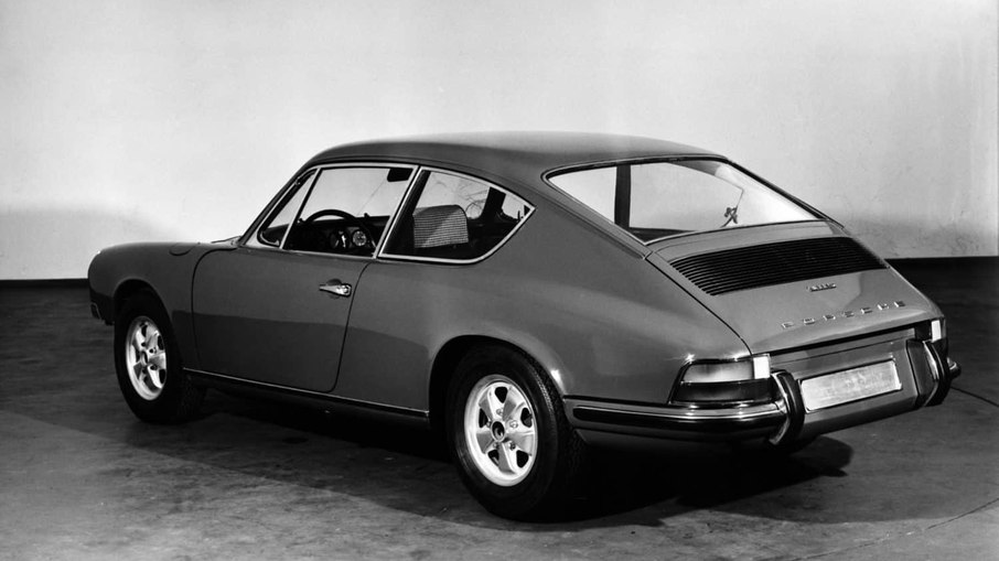 Porsche 911 1969 em fotografia antiga Porsche 911 1969 em fotografia antiga