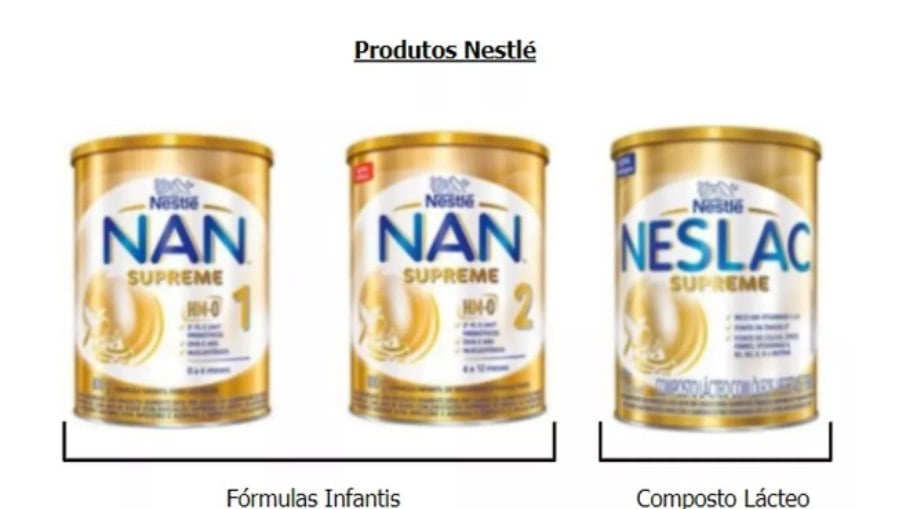 Produtos Nestlé têm embalagem muito parecida