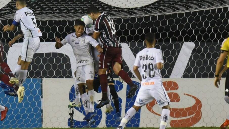 Santos e Fluminense empataram na Vila Belmiro