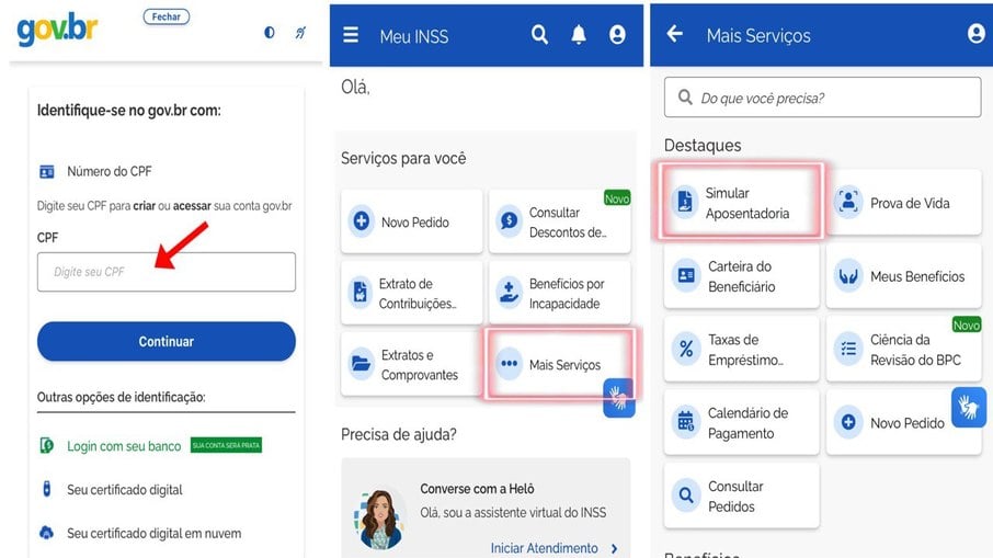 Aplicativo Meu INSS Aplicativo Meu INSS
