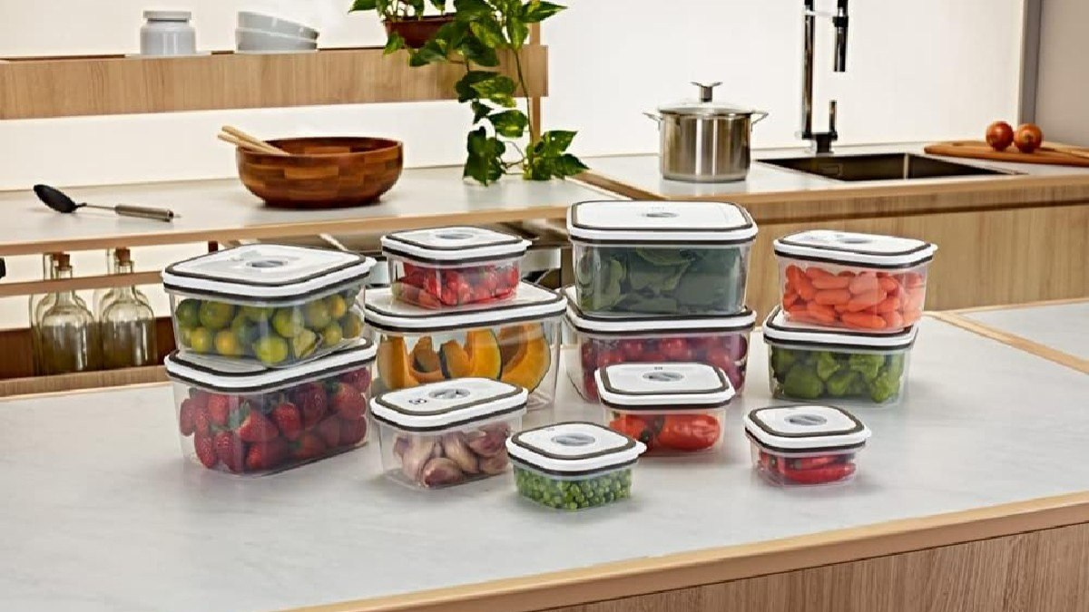 Conjunto com 12 potes herméticos Electrolux