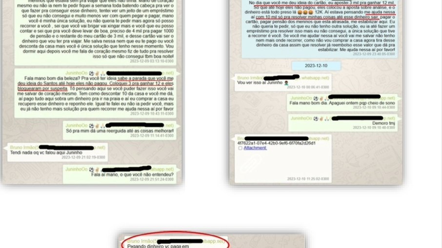 Em função da movimentação suspeita, o dinheiro das apostas foi bloqueado e gerou insatisfação de familiares
