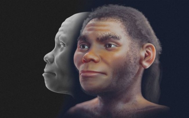 Esta é a recriação facial do Homem de Piltdown, ancestral humano falso