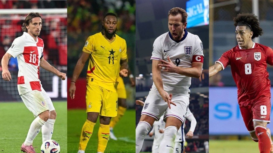 Modric, Semenyo, Kane e Carrasquilla são destaques das seleções do Grupo L da Copa do Mundo Modric, Semenyo, Kane e Carrasquilla são destaques das seleções do Grupo L da Copa do Mundo