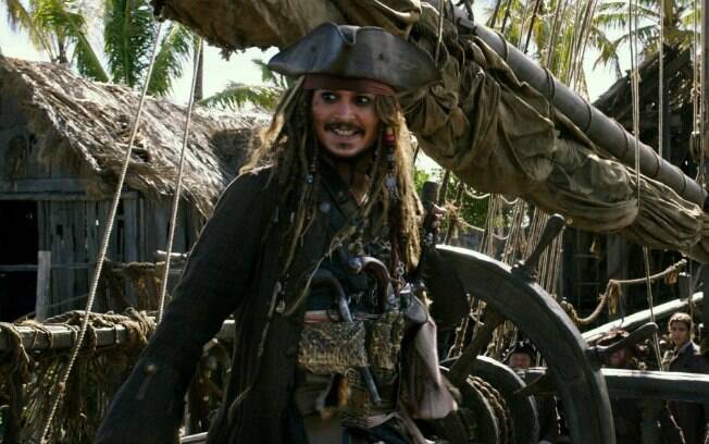 Johnny Depp como Jack Sparrow em 