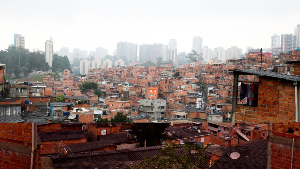 Comunidade de Paraisópolis, em São Paulo