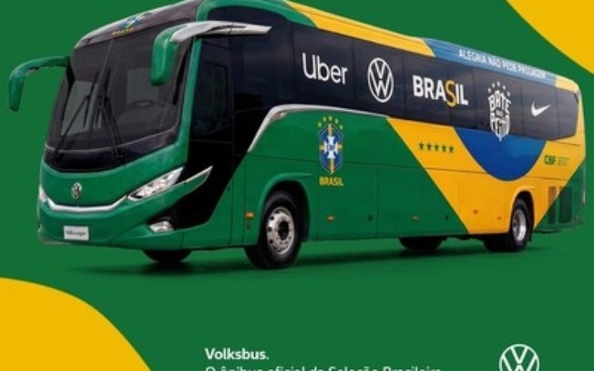 Volksbus será transporte da Seleção Brasileira rumo ao hexa