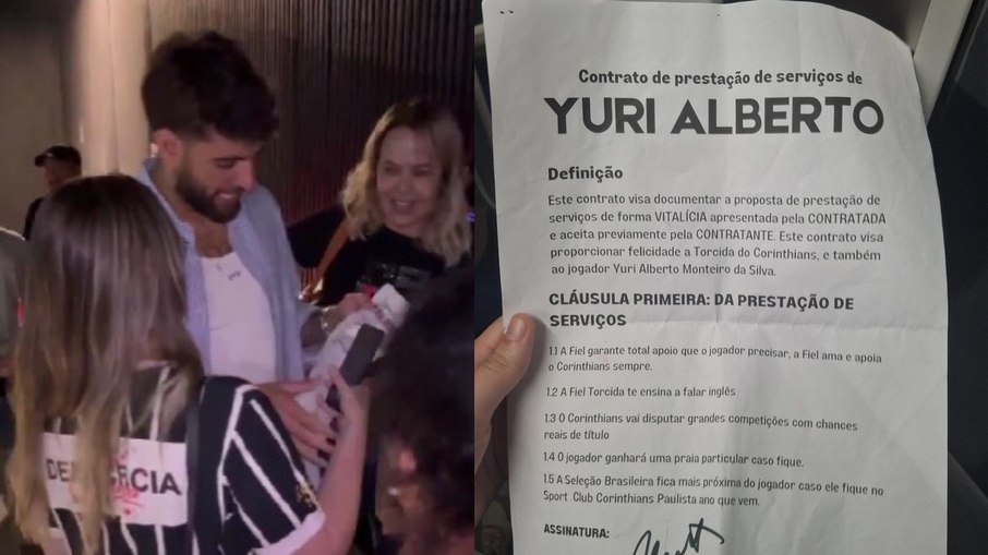Yuri Alberto assinou contrato vitalício com corintiana em 2024