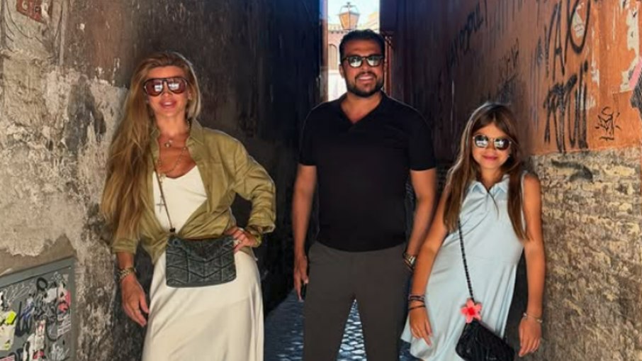 Mirella Santos, Wellington Muniz e Valentina Muniz Mirella Santos, Wellington Muniz e Valentina Muniz