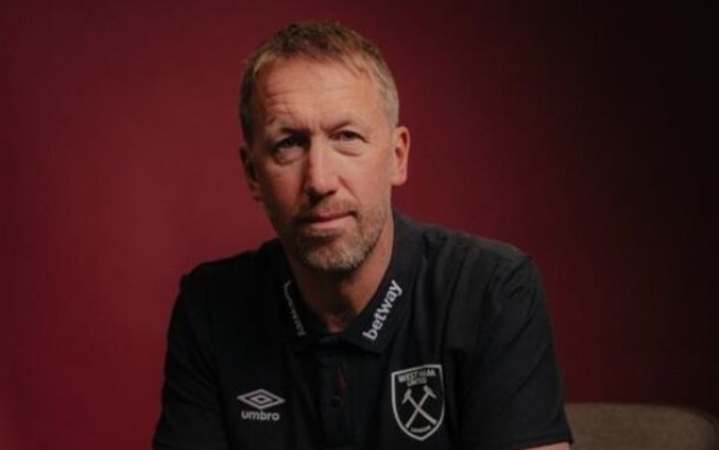 Graham Potter é o novo treinador do West Ham para a sequência da temporada