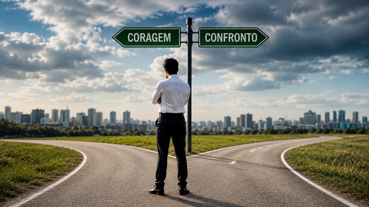 Coragem é uma virtude que confere poder pessoal Coragem é uma virtude que confere poder pessoal