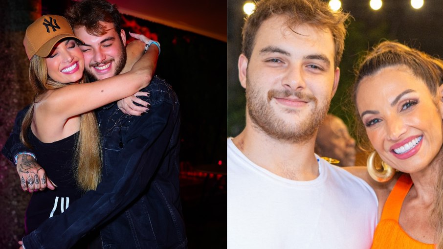 Patrícia Poeta e seu filho, Felipe.