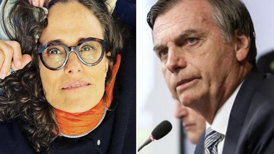 Zélia Duncan e Jair Bolsonaro
