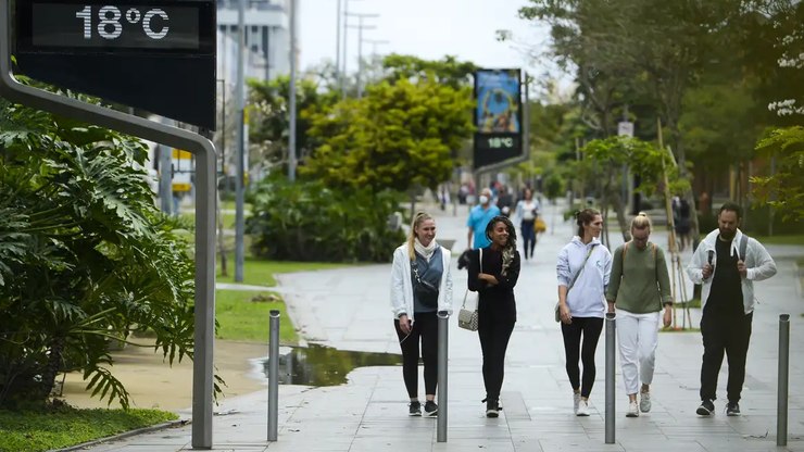 Temperaturas seguem em baixa no Rio de Janeiro nessa quinta (14)