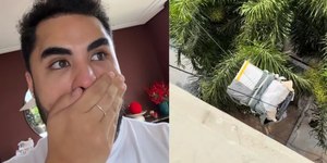 Precisou de guindaste! Virgina manda presente e choca com valor