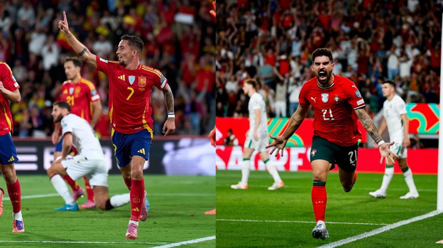Espanha e Portugal venceram na rodada de Eliminatórias da Copa do Mundo