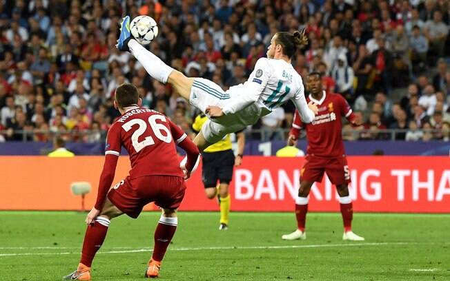 Gareth Bale marcou um golaço de bicicleta na final da Champions League