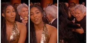 Harrison Ford é pego comendo ao vivo e reação viraliza