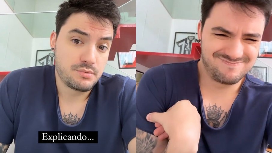 Felipe Neto lesiona tendão e vai para fisioterapia: 'Dor insuportável'