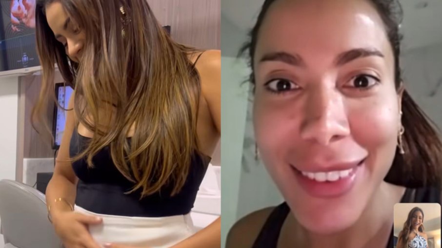 Lexa ligou de vídeo para as amigas