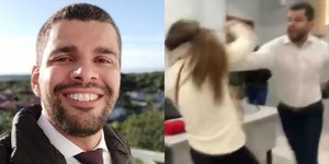 Procurador que espancou colega em prefeitura quebra vidro de cela