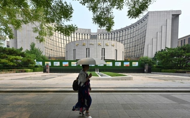 (Arquivo) Sede do banco central da China, em Pequim